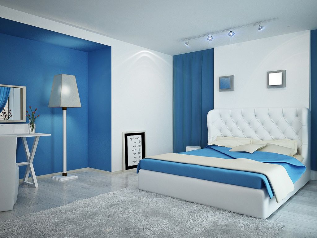 Two Colour Combination For Bedroom Walls - Top 25 Trending Examples